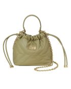 Sac seau avec chaîne CCHB0203 vert olive - 19.5x19.5x7 cm