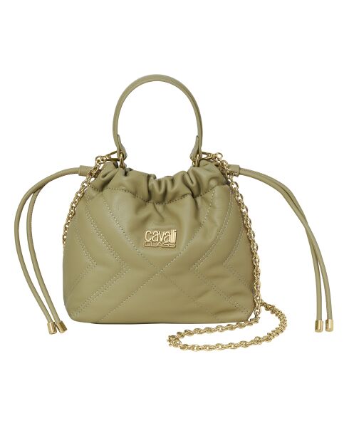 Sac seau avec chaîne CCHB0203 vert olive - 19.5x19.5x7 cm