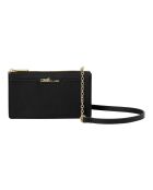 Mini sac bandoulière avec chaîne noir - 19x10.5x3 cm