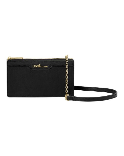 Mini sac bandoulière avec chaîne noir - 19x10.5x3 cm
