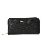 Portefeuille à imprimé serpent CCSW0240 noir - 19x10.2x2.3 cm