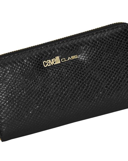 Portefeuille à imprimé serpent CCSW0240 noir - 19x10.2x2.3 cm