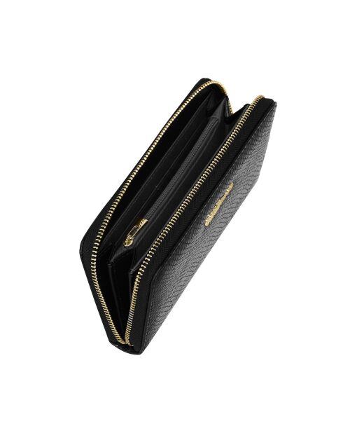 Portefeuille à imprimé serpent CCSW0240 noir - 19x10.2x2.3 cm