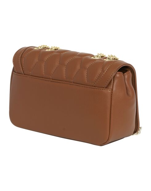 Sac bandoulière avec chaîne CCHB0195 marron - 22x14x7 cm