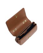 Sac bandoulière avec chaîne CCHB0195 marron - 22x14x7 cm