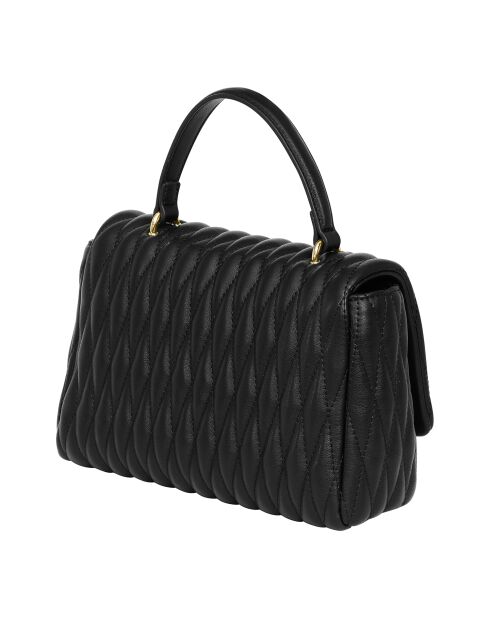Sac à main matelassé CCHB0194 noir - 24.5x17x7.5 cm