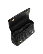 Sac à main matelassé CCHB0194 noir - 24.5x17x7.5 cm