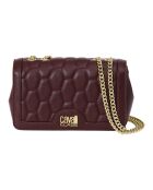 Sac bandoulière avec chaîne CCHB0195 bordeaux - 22x14x7 cm