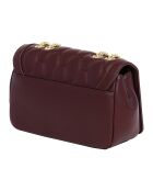 Sac bandoulière avec chaîne CCHB0195 bordeaux - 22x14x7 cm