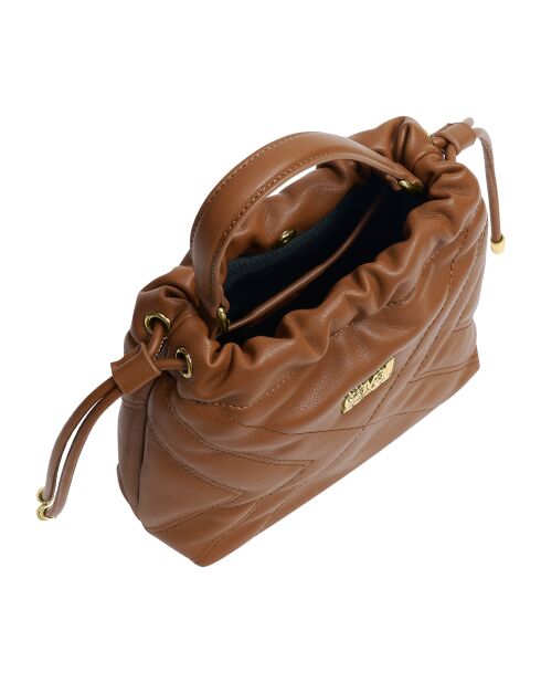 Sac seau avec chaîne CCHB0203 marron - 19.5x19.5x7 cm