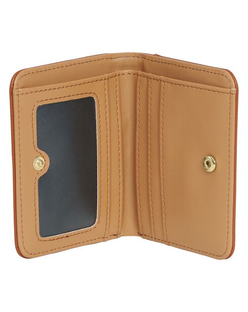 Petit porte-cartes portefeuille CCSW0190 marron - 11.5x9.2x2 cm