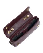 Sac bandoulière avec chaîne CCHB0248 bordeaux - 26x12x6 cm