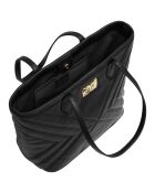 Grand sac cabas avec pochette CCHB0228 noir - 40x30x16 cm