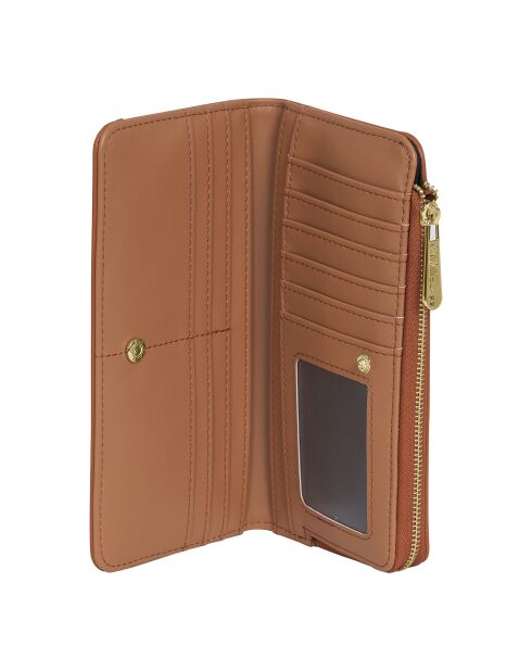 Grand portefeuille avec porte-monnaie CCSW0192 marron - 19x9.5x2.5 cm