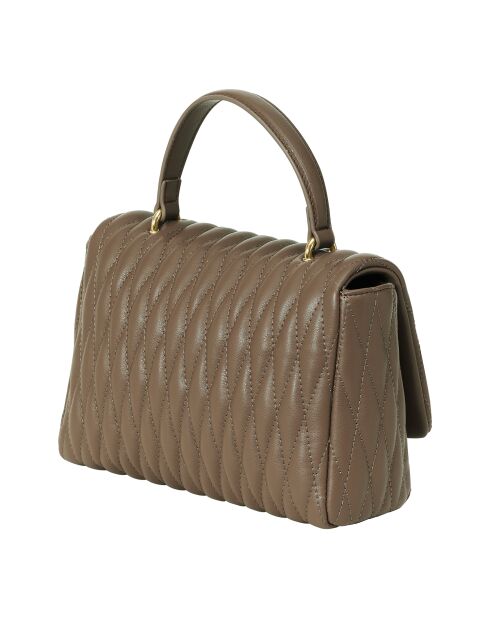 Sac à main matelassé CCHB0194 taupe - 24.5x17x7.5 cm