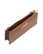 Mini sac bandoulière avec chaîne marron - 19x10.5x3 cm