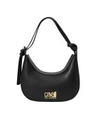 Sac porté épaule demi-lune CCHB0218 noir - 25.5x20x7 cm
