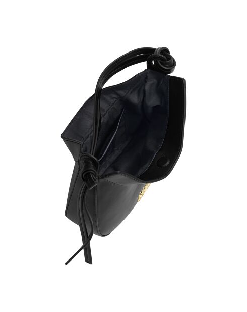 Sac porté épaule demi-lune CCHB0218 noir - 25.5x20x7 cm