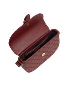 Sac bandoulière CCHB0200 bordeaux - 22.5x14.5x7 cm