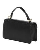 Sac à main avec bandoulière amovible noir - 22x13x6.5 cm