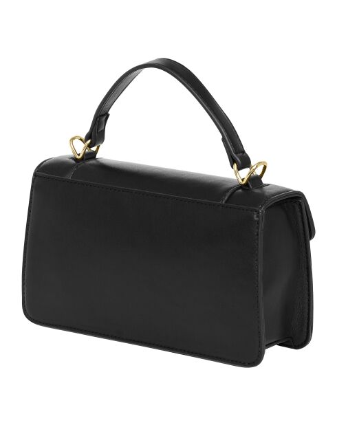 Sac à main avec bandoulière amovible noir - 22x13x6.5 cm