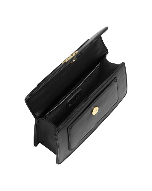 Sac à main avec bandoulière amovible noir - 22x13x6.5 cm