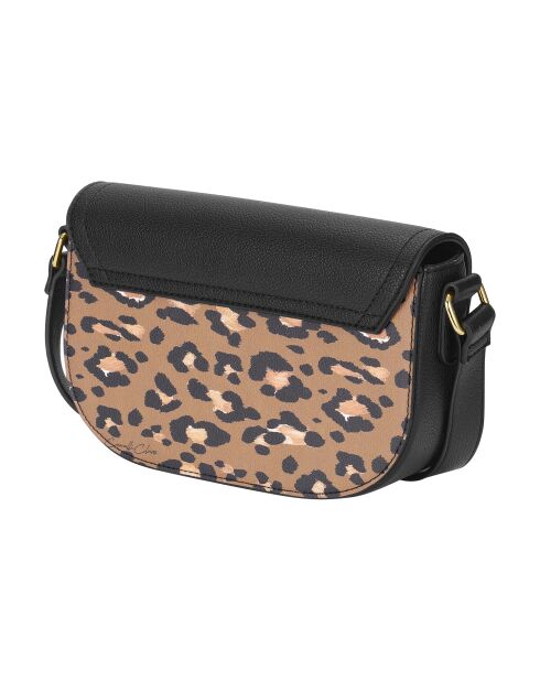 Sac bandoulière CCHB0200 noir à motifs - 22.5x14.5x7 cm