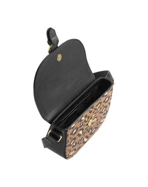 Sac bandoulière CCHB0200 noir à motifs - 22.5x14.5x7 cm