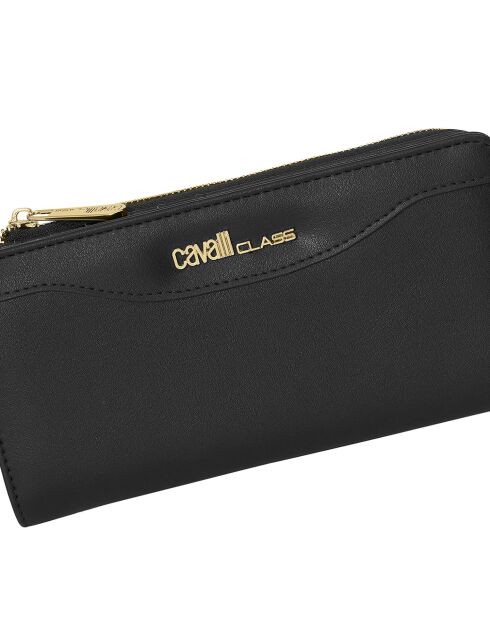Grand portefeuille avec porte-monnaie CCSW0192 noir - 19x9.5x2.5 cm