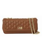 Sac bandoulière avec chaîne CCHB0248 marron - 26x12x6 cm