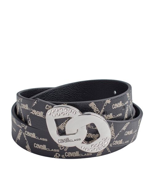 Ceinture réversible avec boucle amovible CCBT0020 noir à motifs