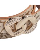 Ceinture réversible avec boucle amovible CCBT0020 beige