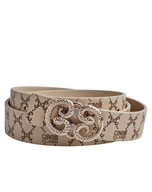 Ceinture réversible avec boucle amovible CCBT0020 beige