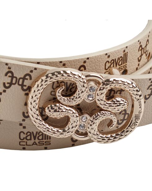 Ceinture réversible avec boucle amovible CCBT0020 beige