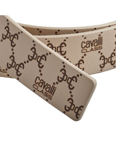 Ceinture réversible avec boucle amovible CCBT0020 beige