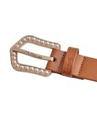 Ceinture réversible avec boucle amovible CCBT0021 beige/marron