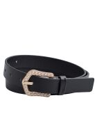 Ceinture avec boucle perle CCBT0023 noire