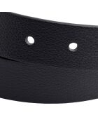 Ceinture avec boucle perle CCBT0023 noire