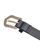 Ceinture avec boucle perle CCBT0023 noire