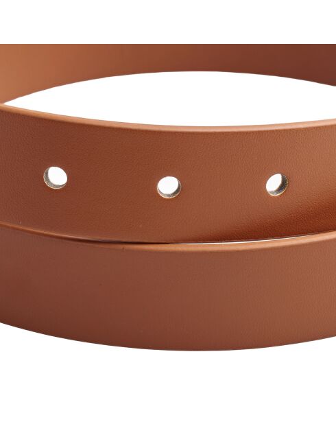 Ceinture avec boucle perle CCBT0023 marron