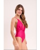 Traje de baño rosa de una pieza Shimmer Olinda New Vegas