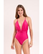 Traje de baño rosa de una pieza Shimmer Olinda New Vegas