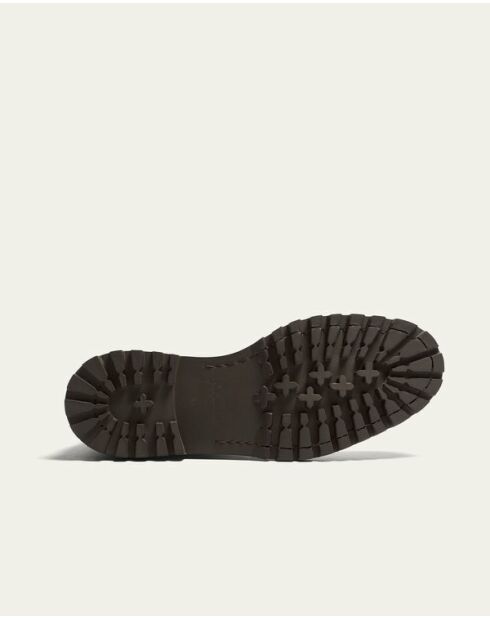 Boots en cuir Pembroke marron