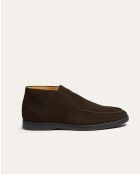 Boots en daim Morgan marron