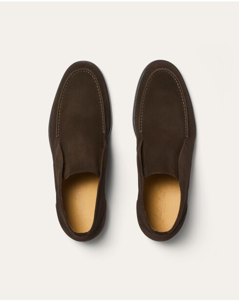 Boots en daim Morgan marron