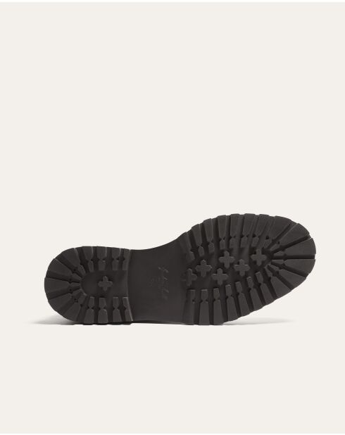 Boots en daim Vale beige foncé