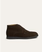 Boots en daim Spencer marron