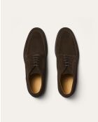 Boots en daim Spencer marron