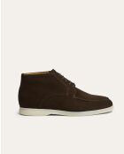 Boots en daim Spencer marron/ivoire