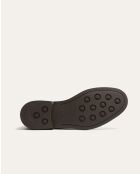 Boots Sinclair en cuir marron